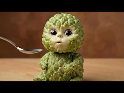 Orange Apple for eating with AI movie