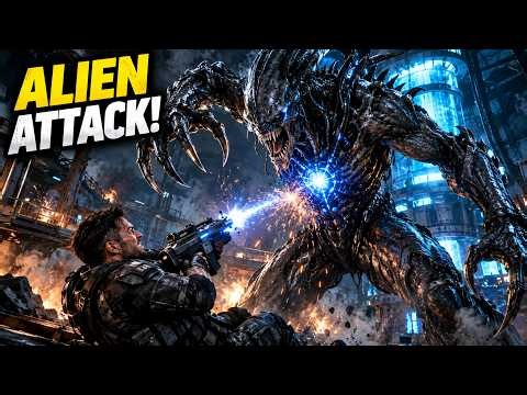 14-Foot Alien Attacks Human! | Sci-Fi Action