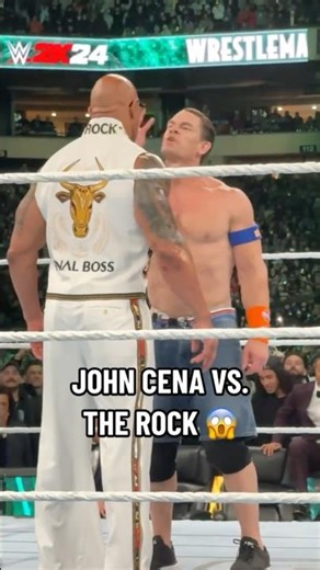 John Cena vs The Rock Clash of Titans