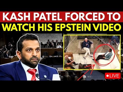 Kash Patel LIVE: Epstein Video Played In Congressional Hearing; Patel EXPLODES | Trump News LIVE