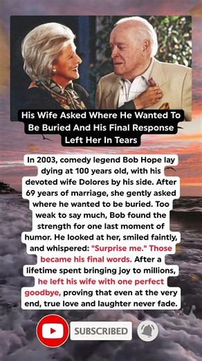She Asked Him One Last Question Before He Died And His Answer Made Her Laugh