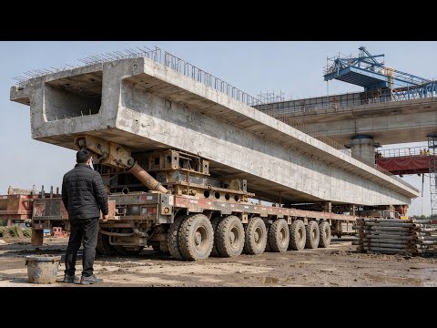 Incredible Process of Building a MODERN BRIDGE | Amazing Construction Process @Satisfyingtech116