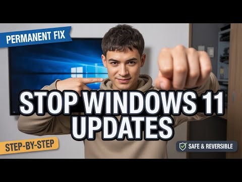 How to Stop Windows 11 Updates Permanently (Disable Automatic Updates 2026)