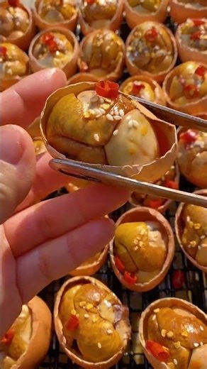 Egg Yolk Explosion! 🥚Spicy Street Food You Must See #food #ihavethisthingwithplants #cooking