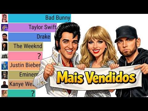 Artistas Mais Vendidos do Mundo (1969 - 2025)