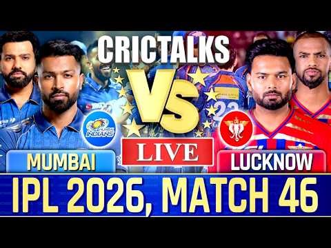 🔴 Mumbai vs Lucknow, Live Match Today | IPL 2026 Live Commentary, MI vs LSG Live Score