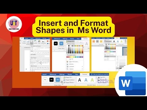 Insert and Format Shapes in Microsoft Word