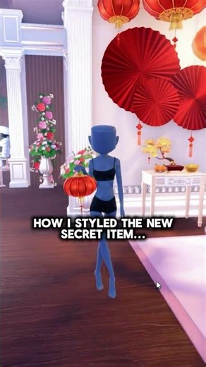 HOW TO STYLE THE NEW SECRET ITEM IN DRESS TO IMPRESS... #dresstoimpressroblox #dresstoimpress #dti