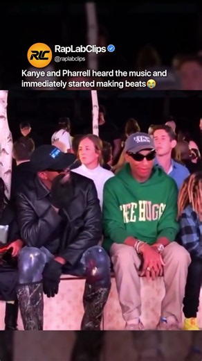You won't believe what Kanye and Pharrell did here! 😮🔥 #kanyewest #pharrell