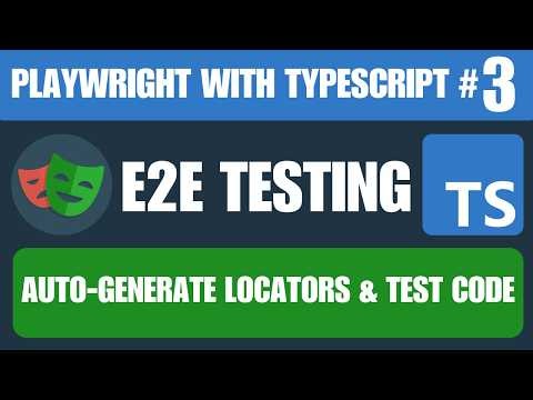 Playwright TypeScript #3 - Playwright CRX Extension | Auto-Generate Locators & Test Code