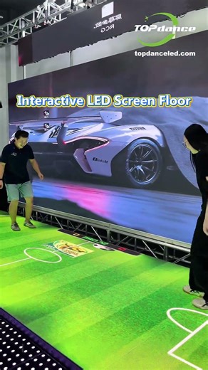 TOP dance Interactive LED Display Floor: Engaging, Durable & Stunning!#Interactive LED Display Floor