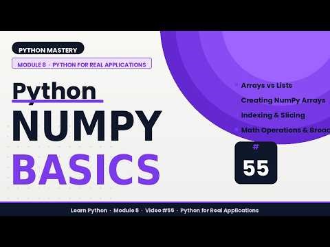 NumPy Tutorial | Learn Arrays & Numerical Computing in Python | HNM Technologies