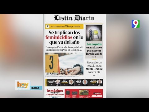 Titulares prensa dominicana lunes 16 de marzo 2026 | Hoy Mismo