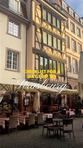 Checklist for a Day Trip to Strasbourg
