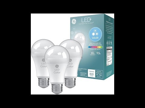 GE LED Plus Color Changing Light Bulbs Review No Hub Required