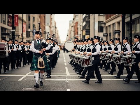 Powerful Drumline Showcase – Army Of Bagpipes | Epic Cinematic Scottish Bagpipes & War Drums