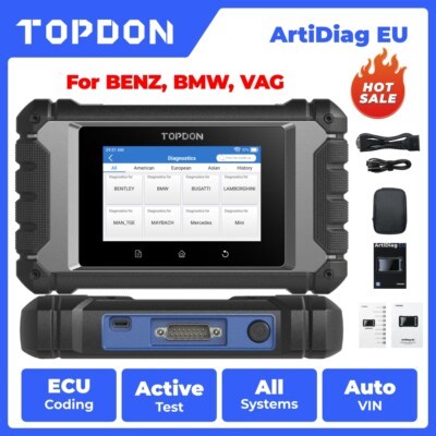 TOPDON AD EU OBD2 Scanner Auto Full Systems Diagnostic Reset Tool for BMW AUDI | eBay UK