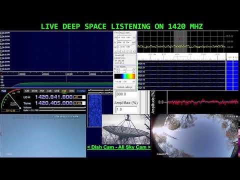 LIVE DEEP SPACE LISTENING ON 1420 MHZ