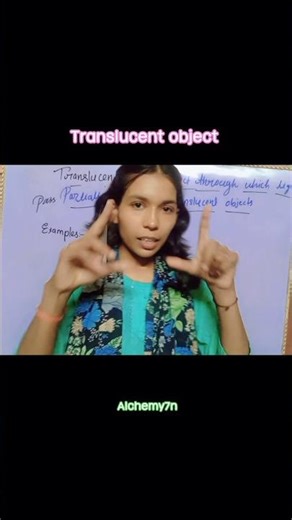 Translucent Objects Explained | Light Passes Partially ✨🔍#alchemy #study #education #learning