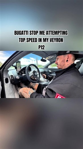 BUGATTI STOP ME ATTEMPTING TOP SPEED IN MY VEYRON Part12 #matarmstrong #rebuilding #fyp #supercars #viralvideos