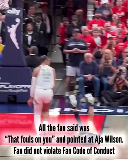 That fouls on you! WNBA ace Aja Wilson foul reaction