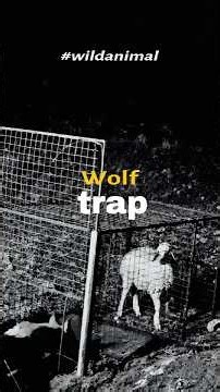 Wolf trap #animalshorts #wildlife #wildtv #animals