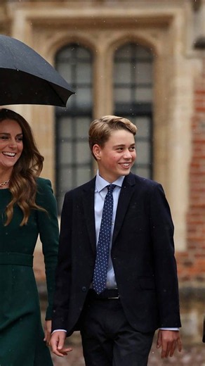 Prince George returns home as Eton College half-term break begins