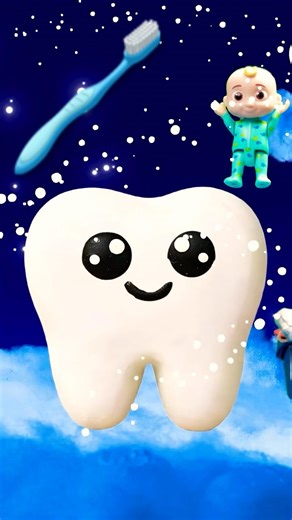 Learn to Brush your Teeth 🦷 in the SKY🌙! Bedtime Routine!