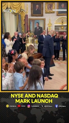 Trump Rings Opening Bell From Oval Office
