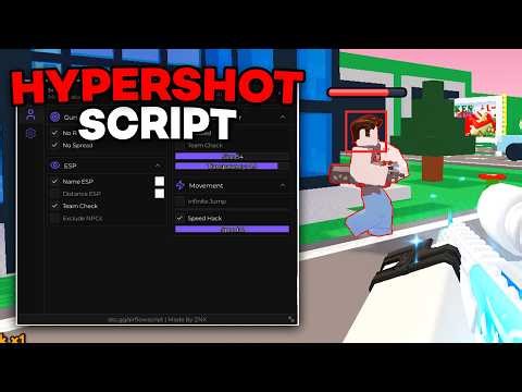 [FREE] Hypershot Script | Silent Aim, Hitbox, Aimbot, ESP, Speed | PC & MOBILE