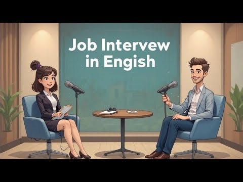Job Interview in English | English Conversation Practice | Questions & Answers| Simple podcast