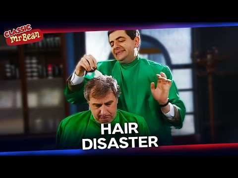 Mr. Bean’s Hair Salon Goes Out of Control! | Classic Mr Bean