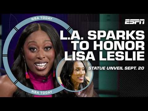 101 PTS in a HALF⁉️ Celebrating Lisa Leslie's legendary career ahead of statue ceremony | NBA Today