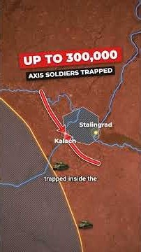 Stalingrad: The Trap That Destroyed Hitler's Sixth Army #shorts