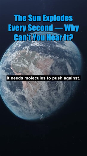 The Sun Explodes Every Second — Why Can't You Hear It? #Shorts