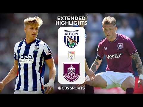 West Bromwich Albion vs. Burnley: Extended Highlights | EFL Championship | CBS Sports Golazo