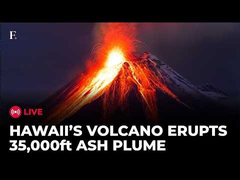 Kilauea Volcano Eruption LIVE | Lava Fountains Soar, Ash Plume Hits 35,000 Ft