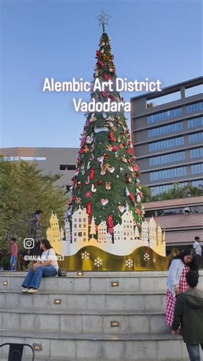 Art District Alembic Vadodara Christmas Celebration 2025 | #shortvideo #christmas