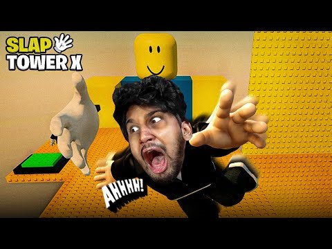 I TROLL EVERYONE IN ROBLOX SLAP TOWER X