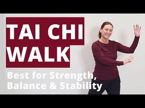TAI CHI Walk Sideways - Learn & Practice - Strength, Balance, Stability #taichiwalking