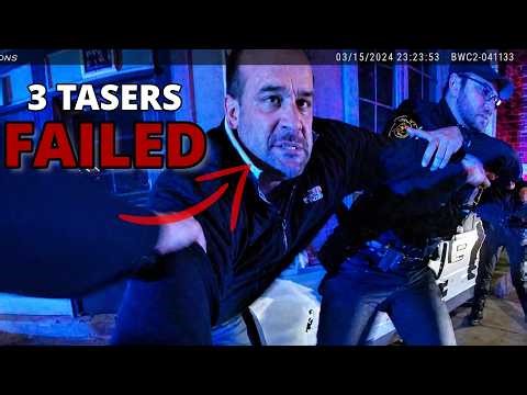 3 Tasers Later... And He's Still Standing