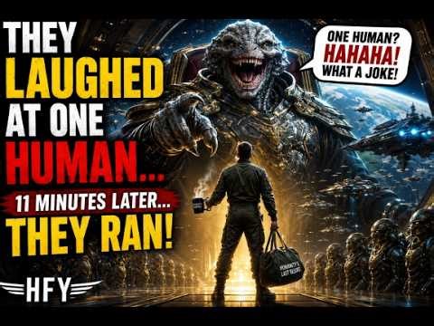 The Galaxy Laughed at One Human… Until Earth Became Their Final Boss | HFY #scifi #scifistory #alien