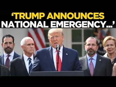 LIVE: Donald Trump's Shocking Remark On National Emergency | Trump Latest News Live | Trump Speech