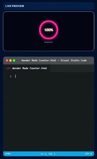 Circular Progress Loader Tutorial — HTML CSS JavaScript