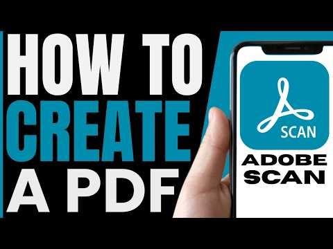 How To CREATE PDF In Adobe Scan (QUICK & EASY) 2026