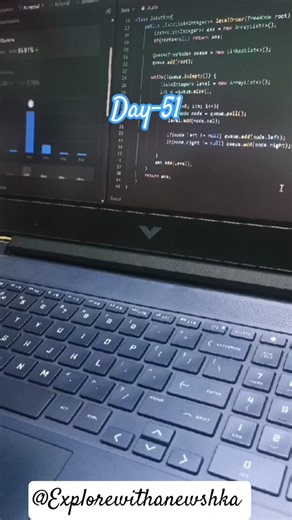 DAY-51 of coding #dsa #coding #shorts