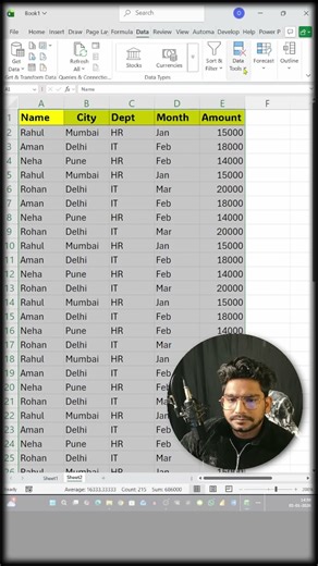 How to remove Duplicate #excel #exceltips #exceltricks