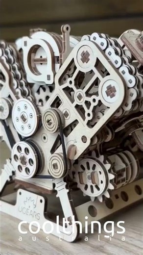 Build your own working wooden engine!