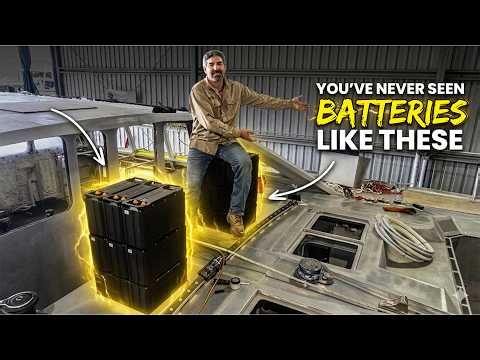 The Craziest Batteries We’ve EVER SEEN 🤯 Aluminum Catamaran Build Pt. 62