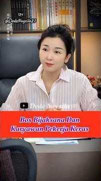 Bos Bijaksana Dan Karyawan Pekerja Keras #ceritainspiratif #viralvideo #kdrama